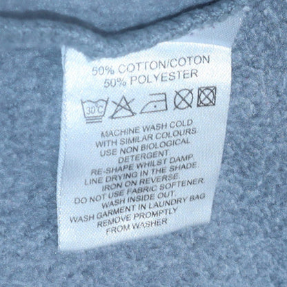 Mens UK Size XL Calvin Klein Grey Henley Sweatshirt