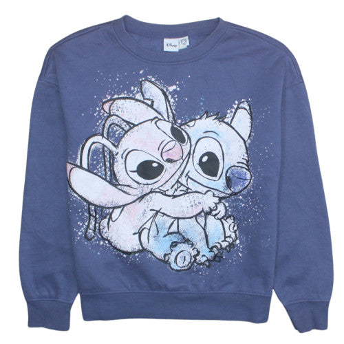 Womens UK Size S Primark Blue Pullover Sweatshirt