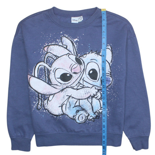 Womens UK Size S Primark Blue Pullover Sweatshirt