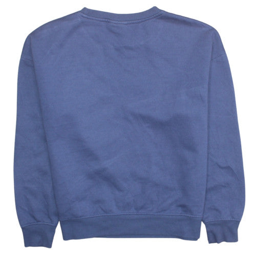 Womens UK Size S Primark Blue Pullover Sweatshirt