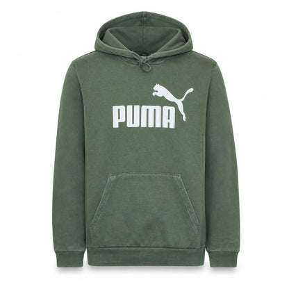 Mens UK Size S PUMA Green Pullover Hoodie