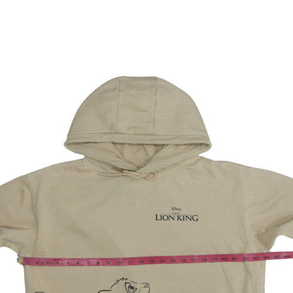 Womens UK Size M Disney Beige Pullover Hoodie