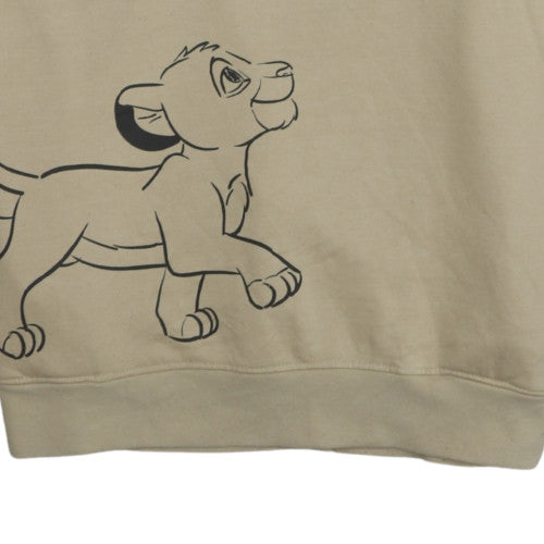 Womens UK Size M Disney Beige Pullover Hoodie
