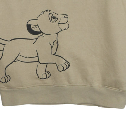 Womens UK Size M Disney Beige Pullover Hoodie