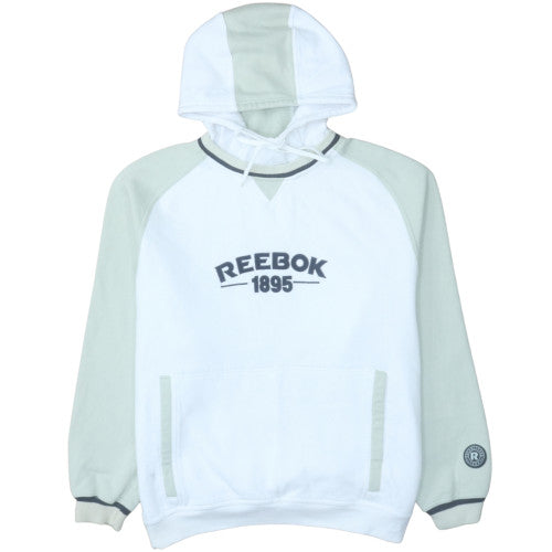 Mens UK Size L Reebok White Pullover Hoodie