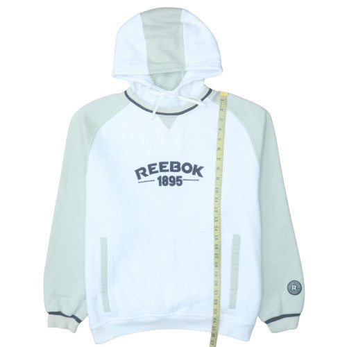 Mens UK Size L Reebok White Pullover Hoodie