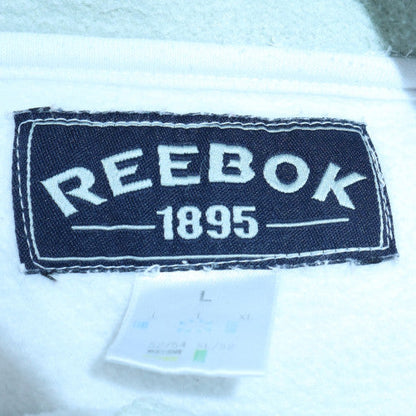 Mens UK Size L Reebok White Pullover Hoodie