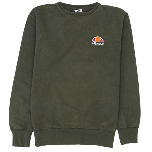 Mens UK Size M ellesse Green Pullover Sweatshirt