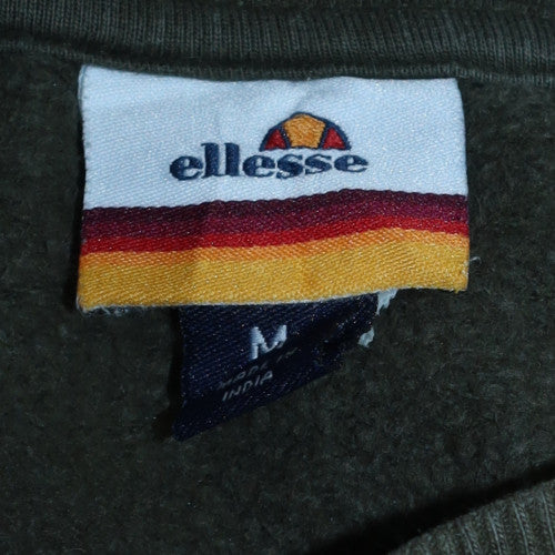 Mens UK Size M ellesse Green Pullover Sweatshirt