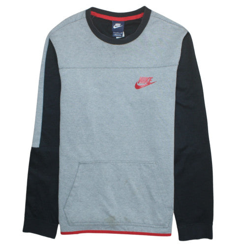 Mens UK Size S Nike Grey Pullover Sweatshirt