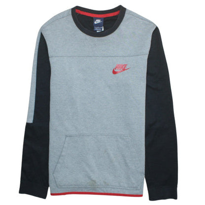 Mens UK Size S Nike Grey Pullover Sweatshirt