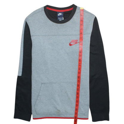 Mens UK Size S Nike Grey Pullover Sweatshirt