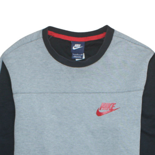 Mens UK Size S Nike Grey Pullover Sweatshirt