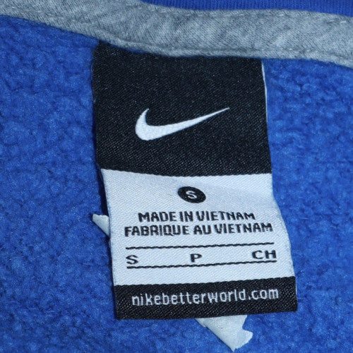 Mens UK Size S Nike Blue Pullover Hoodie