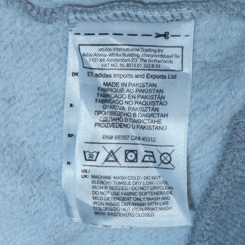 Womens UK Size 14 adidas Grey Full Zip Hoodie