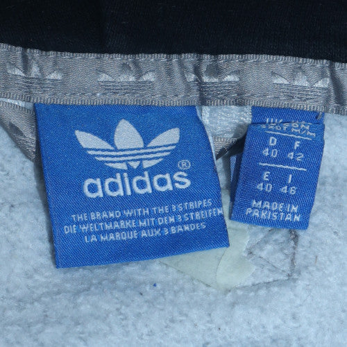 Womens UK Size 14 adidas Grey Full Zip Hoodie