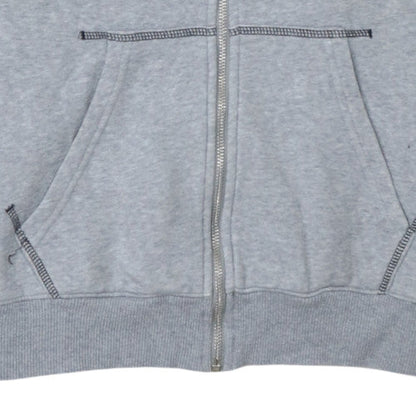 Womens UK Size 14 adidas Grey Full Zip Hoodie