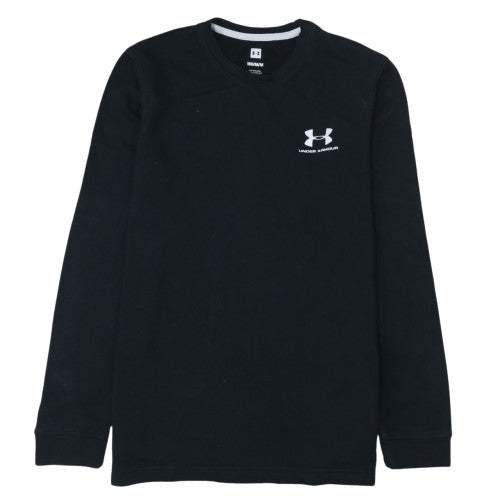 Mens UK Size M Under armour Black Pullover Sweatshirt