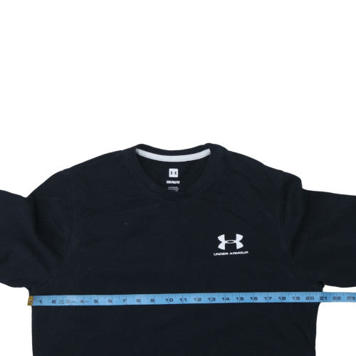 Mens UK Size M Under armour Black Pullover Sweatshirt