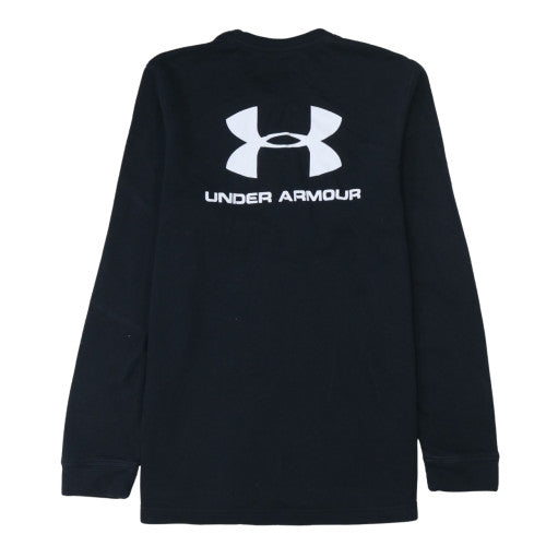 Mens UK Size M Under armour Black Pullover Sweatshirt