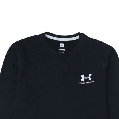Mens UK Size M Under armour Black Pullover Sweatshirt