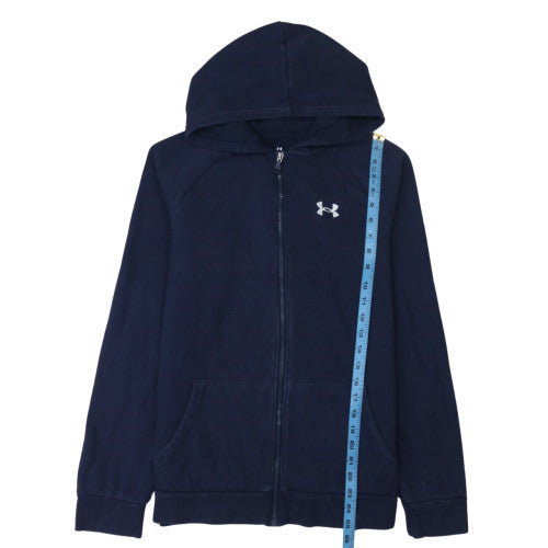 Teens UK Size XL Under armour Blue Full Zip Hoodie