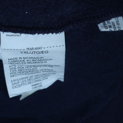 Teens UK Size XL Under armour Blue Full Zip Hoodie