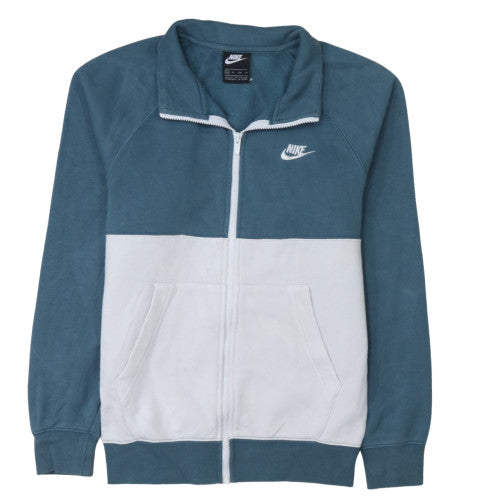 Mens UK Size XS Nike Blue Full Zip Sweatshirt
