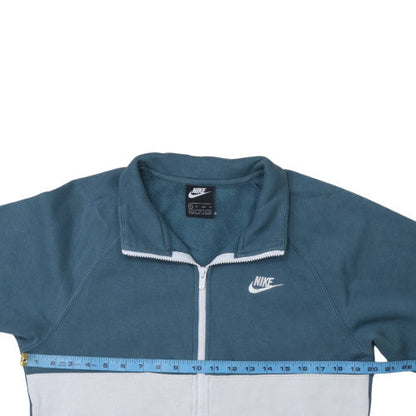 Mens UK Size XS Nike Blue Full Zip Sweatshirt