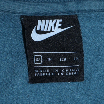 Mens UK Size XS Nike Blue Full Zip Sweatshirt