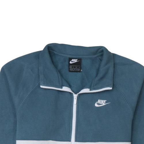 Mens UK Size XS Nike Blue Full Zip Sweatshirt