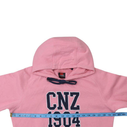Womens UK Size 12 Canterbury Pink Pullover Hoodie