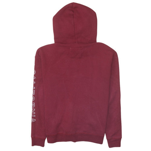 Mens UK Size S Hollister Red Pullover Hoodie