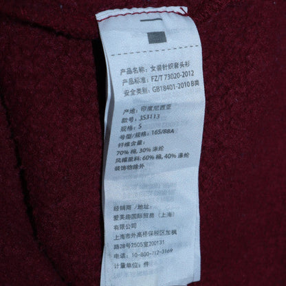 Mens UK Size S Hollister Red Pullover Hoodie
