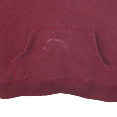 Mens UK Size S Hollister Red Pullover Hoodie