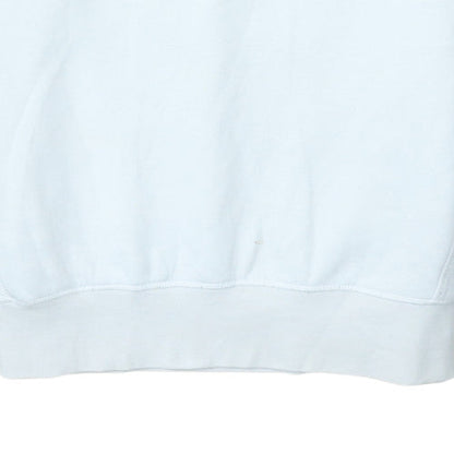 Mens UK Size M Zara White Henley Sweatshirt