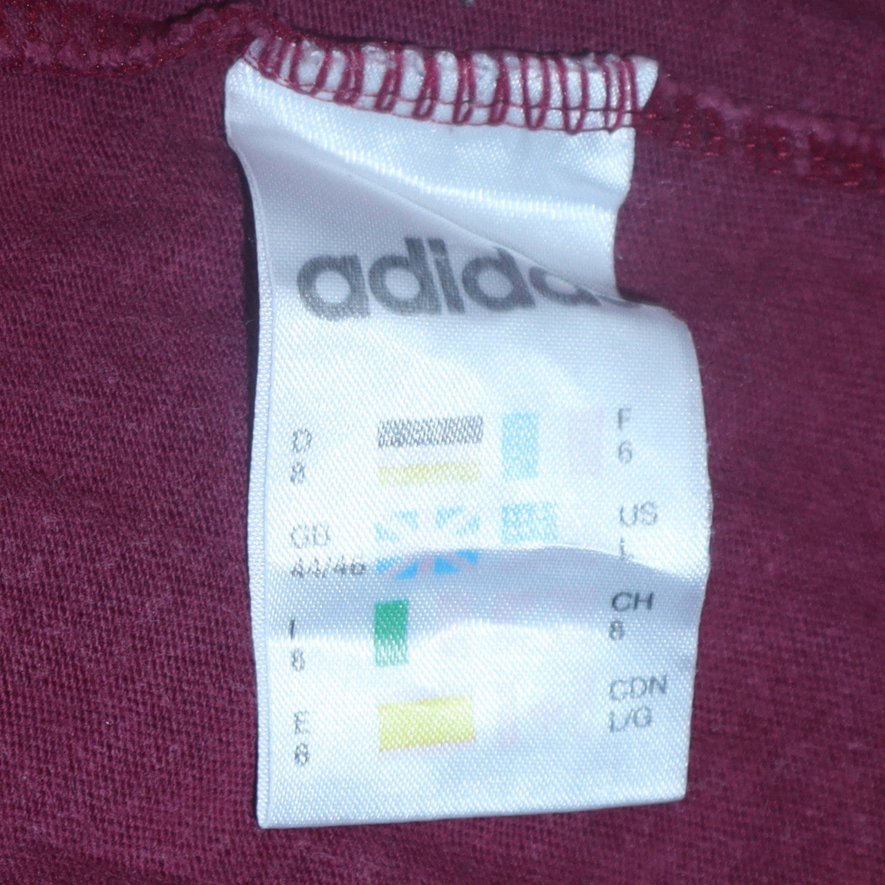 Mens UK Size L adidas Pink  T-Shirt