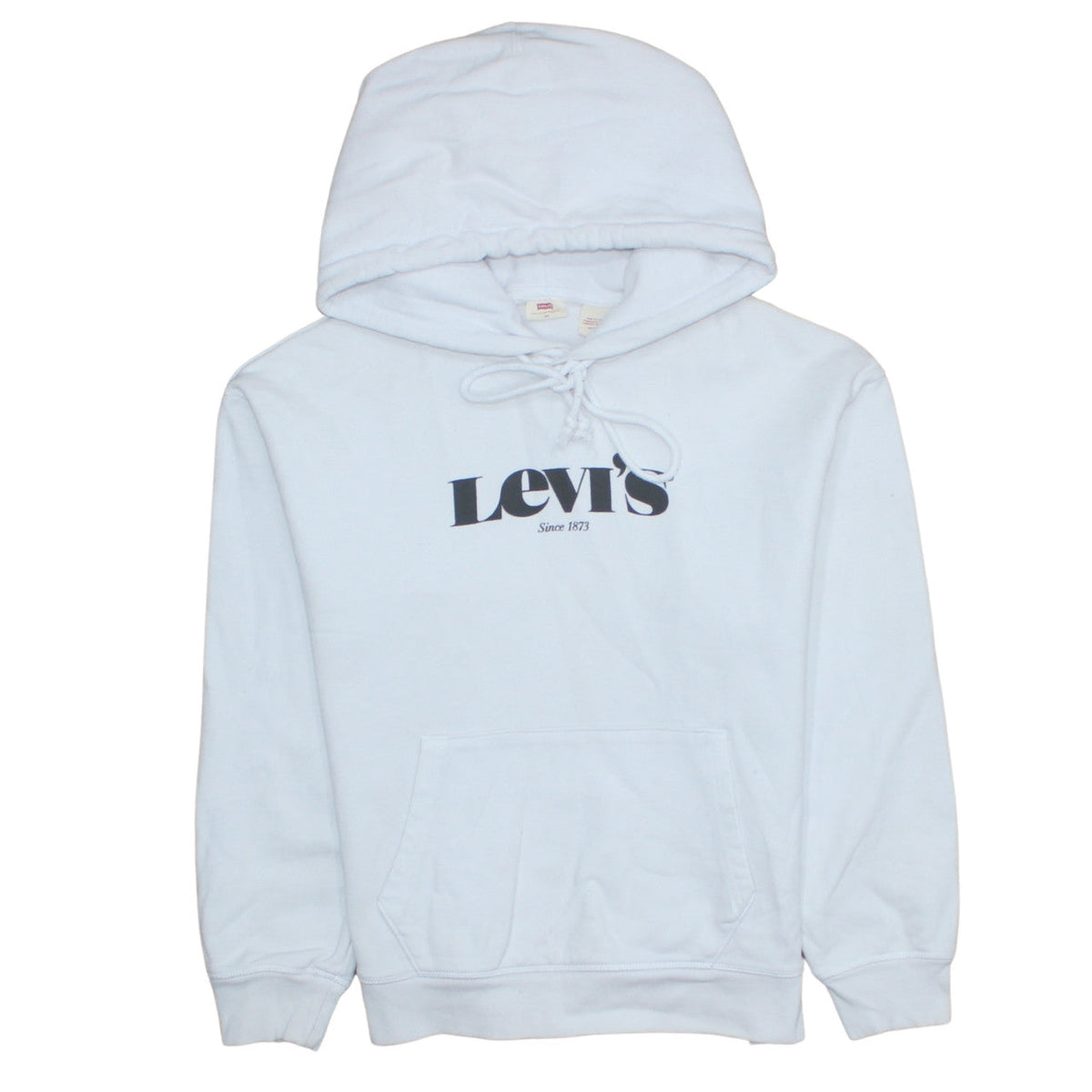 Mens UK Size XS Levi's White Pullover Hoodie