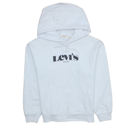 Mens UK Size XS Levi's White Pullover Hoodie