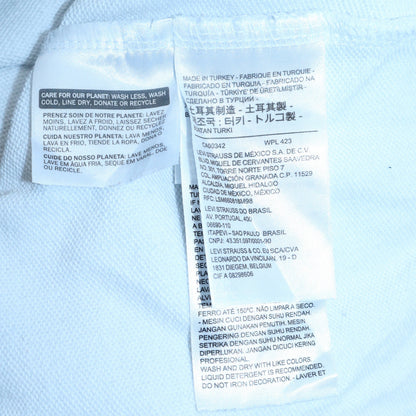 Mens UK Size XS Levi's White Pullover Hoodie