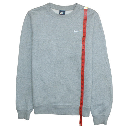 Mens UK Size S Nike Grey Pullover Sweatshirt