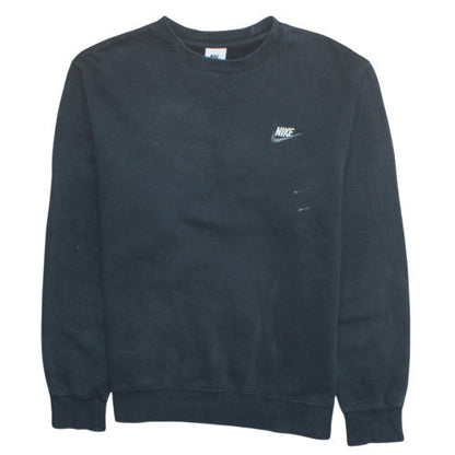 Mens UK Size M Nike Black Pullover Sweatshirt