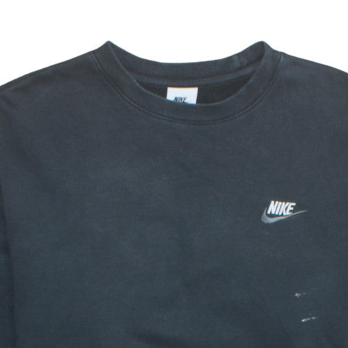 Mens UK Size M Nike Black Pullover Sweatshirt