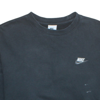 Mens UK Size M Nike Black Pullover Sweatshirt