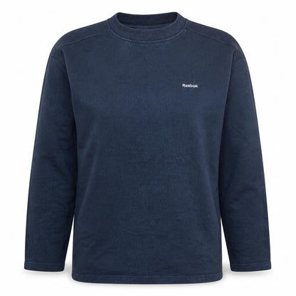 Womens UK Size 14 Reebok Blue Pullover Sweatshirt