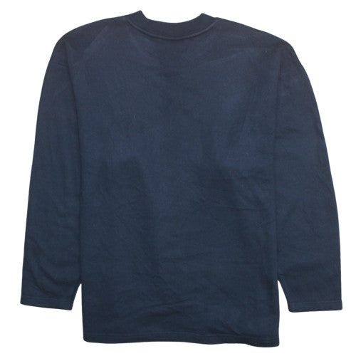 Womens UK Size 14 Reebok Blue Pullover Sweatshirt