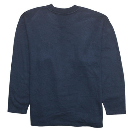 Womens UK Size 14 Reebok Blue Pullover Sweatshirt