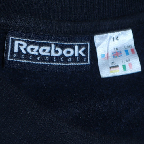 Womens UK Size 14 Reebok Blue Pullover Sweatshirt