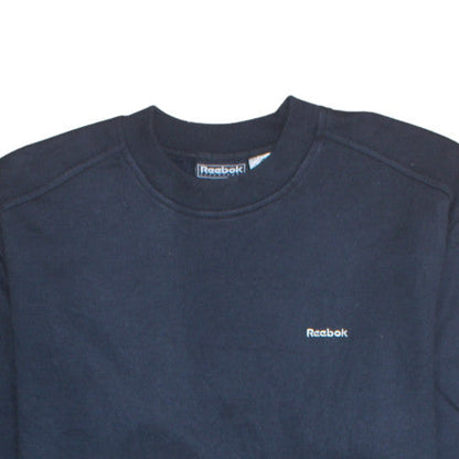 Womens UK Size 14 Reebok Blue Pullover Sweatshirt
