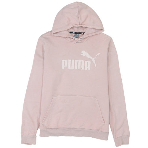 Womens UK Size XL PUMA Pink Pullover Hoodie
